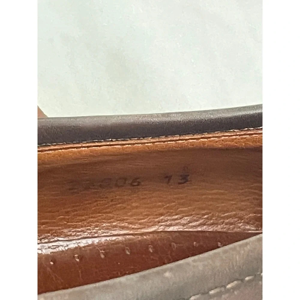 Brooks Brothers Tassel Loafers 13 Brown Leather Wingtip Kiltie Made in Italy